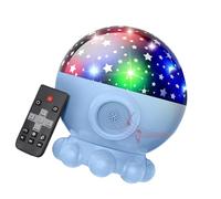 Uitndvyte Lampada scorrevole a forma di stella in ABS permanente per umore notturno da sogno nelle camere da letto dei bambini e negli spazi di riposo per adulti evidenziando modalità multiple a