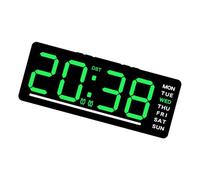 Uitndvyte Moderno orologio a LED con funzione ora, data e temperatura, luminosità regolabile per il posizionamento della scrivania o della parete