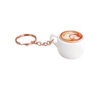 Uitndvyte Portachiavi alla moda con meccanismo a pressione per facilitare la pressione, adatto come regalo personalizzato multi fascino, B, M