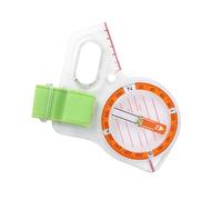 Uitndvyte Pratica bussola orienteering per esterni, righello per mappe, dispositivo di navigazione leggero, per attività all'aperto, escursionismo, orientamento, lettura mappe, portatile