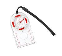 Uitndvyte Pratica bussola orienteering per esterni, righello per mappe, dispositivo di navigazione leggero, per attività all'aperto, escursionismo, orientamento, lettura mappe, portatile