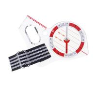 Uitndvyte Pratica bussola orienteering per esterni, righello per mappe, dispositivo di navigazione leggero, per attività all'aperto, escursionismo, orientamento, lettura mappe, portatile