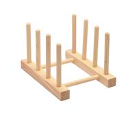 Uitndvyte Scolapiatti in legno, salvaspazio, a più livelli, per tazze, piatti, utensili da cucina, asciugatrice, per ristoranti, cucina commerciale, organizer per stoviglie