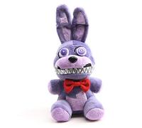 uiuoutoy FNAF Peluche Five Nights At Freddy's Plushies Toys Circus Baby Funtime Foxy Golden Freddy Bear Bambola di peluche, idea regalo per bambini (Nightmare Bonnie Rabbit 25,4 cm)