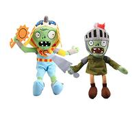 uiuoutoy - Set di 2 piante/piante zombies peluche cavaliere zombie il faraone d'Egitto zombie pvz peluche peluche peluche peluche peluche peluche peluche peluche peluche