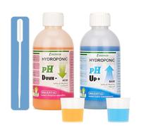 UIUZMAR Kit Controllo del PH Idroponica, Regolatore PH Up & Down 250ml