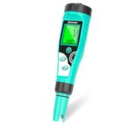UIUZMAR Misuratore di pH e Cloro Piscina Digitale, Tester Piscina di pH Sale, Misuratore di Salinità e EC TDS ORP pH Temp 7 in 1 per Idroponica, Acqua, Acquario, Acqua Salata