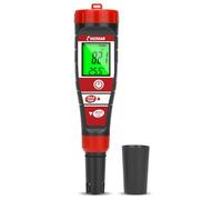 UIUZMAR Misuratore di pH e EC per Idroponica, Misuratore di Conducibilità e pH TDS per Acqua di Piscina, pHmetro Digitale Acquario, Misuratore Digitale 4 in 1 di pH PPM EC per Acqua Potabile