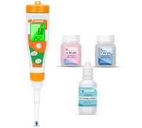 UIUZMAR Misuratore pH Alimenti, pHmetro Digitale per Formaggio, Misuratore pH per Impasto e Lievito Pasta Madre, Tester pH Liquidi per Cibo, Impasto, Piscina, Carne, Birra, Latte, Acquario