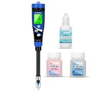 UIUZMAR Misuratore pH del Suolo 2 in 1, pH Terreno Tester per Piante, Kit per Test pH del Suolo e Acqua Strumento Professionale Misurazione pH Terreni per Idroponica