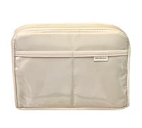 UIVXXUD Kawaii carino astuccio estetico - Grande capacità di tela penna sacchetto sacchetto (beige)