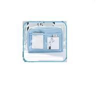 UIVXXUD Kawaii carino astuccio estetico - grande capacità tela penna sacchetto sacchetto, Blu, Per uso