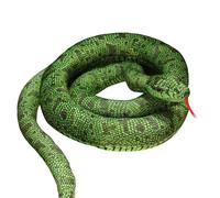 Uixxducc Peluche gigante serpente di peluche realistico in pitone, regalo per bambini (F, 110 cm)