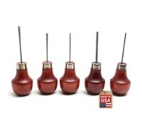 UJ Ramelson - Set da 5 pezzi per intagliare le palme, dettagli in miniatura, alta qualità e durevole, ideale per lavori intricati, creazione di timbri, intaglio di piastrelle, sicuro e confortevole