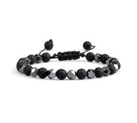 UJEDFHV braccialetto di perline Braccialetto con perline irregolari da uomo, ciondolo, donna, naturali 4, 6, 8 mm, for coppie, gioielli dell'amicizia(Color 9)