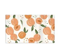 UJEDFHV Copertura Tv Per Esterni TV Cover Dustproof Home Decor,Thickened & Easy To Install,Hand-Drawn Yellow Peach Pattern,Fits 24 43 50 55 65 70 75 85 Inch TVs(52inch)