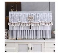 UJEDFHV Copertura Tv Per Esterni TV Dust Cover Can Be Turned on Without Remove The Hanging Desktop Thin LCD Protective with Lace Simple(Color 05,74x45cm)