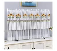 UJEDFHV Copertura Tv Per Esterni TV Dust Cover Can Be Turned on Without Remove The Hanging Desktop Thin LCD Protective with Lace Simple(Color 013,120x70cm)