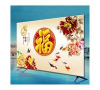 UJEDFHV Copertura Tv Per Esterni Universal TV Cover Protective Household Dust Cloth Machine Washable Soft And Silky Decoration 32-75 Inch(12,40-43 Inch)