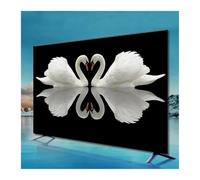 UJEDFHV Copertura Tv Per Esterni Universal TV Cover Protective Household Dust Cloth Machine Washable Soft And Silky Decoration 32-75 Inch(Color-03,37-39 Inch)