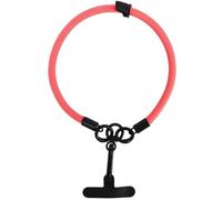 UJEDFHV cordino per cellulare Cinghie da polso portatili for telefono cellulare, cordino anticaduta colorato in nylon con linguette di ancoraggio(Rose Red)