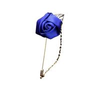 UJEDFHV Corsage di Rose da Sposa Spilla da Uomo con Fiore di Rosa e Foglia d'oro, Spilla Bavero, Sposa, Boutonniere, Gioielli per Le Feste