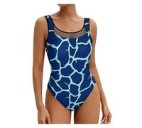 UJEDFHV Costumi Interi da Bagno per Donna Costume da Bagno Stampato, Costume Intero Push-up, Elegante Monokini, Sexy, Festa, Rave, Body Grafico(Color 15,L)