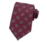 UJEDFHV Cravatta Uomo Cravatta floreale da uomo for abiti e camicie matrimonio, cravatta jacquard for lo sposo, testimone di nozze, abbigliamento casual(Style 4)