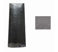 UJEDFHV Rete per Borse Uncinetto Accessori for Borse, Sacchetti di plastica, reticolati, robusti Fogli di Tela Nera e Bianca, 33x50,0 cm, Tessuto a Rete(Black Small Grid)