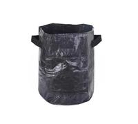 UJEDFHV Sacco per Piante in Tessuto 1PC Borsa for la Coltivazione di Patate, Verdure, cipolle, con Manico, Borsa for la Coltivazione di Carote, Taro e Arachidi, Impermeabile(Black,10 Gallon 35x50cm)