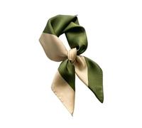 UJEDFHV Sciarpa di seta piccola da donna Sciarpa quadrata in raso di seta con stampa floreale for donna, for borsa, polsiere, sciarpe da, scialle, foulard collo Per lo styling(Orange)