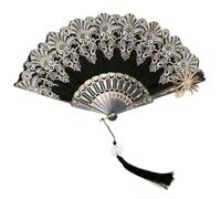 UJEDFHV Ventagli in Pizzo da Sposa Ventaglio Vintage in Pizzo Elegante Pieghevole for la Tendenza degli Oggetti di Scena for Foto Danza della Festa Nuziale(Color 5)