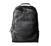 UJEDFHV Zaino Scuola Superiore Zaino da uomo in vera pelle alla moda, for studenti e, for tutti i giorni, grande, nero(Black Style 1)