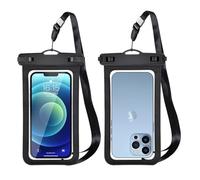 UJHKAQVGT Confezione da 2 custodie impermeabili per telefono, custodia impermeabile da 16,7 cm, essenziale per viaggi in spiaggia, borsa impermeabile IPX8 con cordino, essenziale per navi da crociera