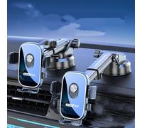 UJHKAQVGT [Supporto per cellulare da auto con ventosa nano] Dashboard/Trend Dual Use - Blocco meccanico e anti-vibrazione, assorbimento senza traccia, commutazione orizzontale e verticale dello