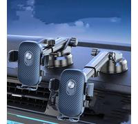 UJHKAQVGT [Supporto per cellulare da auto con ventosa nano] Dashboard/Trend Dual Use - Blocco meccanico e anti-vibrazione, assorbimento senza traccia, commutazione orizzontale e verticale dello