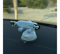 UJHKAQVGT Supporto per cellulare da auto per ragazze, simpatico supporto per telefono cellulare, potente ventosa/base a doppio scopo, universale per parabrezza del cruscotto dell'auto e Can't Shake