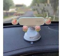UJHKAQVGT Supporto per cellulare da auto per ragazze, simpatico supporto per telefono cellulare, potente ventosa/base a doppio scopo, universale per parabrezza del cruscotto dell'auto e Can't Shake