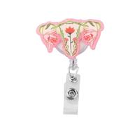 UJIMS Ginecologia Apprezzamento Regali Uterus Ovaie Distintivo Ostetrica Lavoro e consegna Infermiera Regali Ostetrico Infermiera Regali, 1, Acciaio inossidabile, Strass