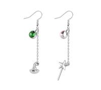 UJIMS Orecchini ispirati alla strega, regalo musicale per amanti del teatro musicale, regalo per amanti del teatro musicale, 1, Acciaio inossidabile, Nessuna pietra preziosa