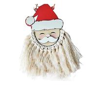Ujjdwiurgh 1 pz Decorare Babbo Natale Tassel, ciondolo di Natale Santa Tassel in tre dimensioni, decorazione natalizia per (Babbo Natale, M), e facile da installare.
