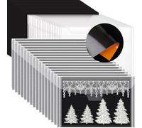 Ujjdwiurgh 10 Fogli Magnetici in Gomma Resistente da 0,6 mm e 10 Sacchetti per Conservare Le Fustelle, Set per Conservare Le Fustelle, DIY B