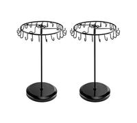 Ujjdwiurgh 2 Pezzi Espositore Albero A Appendiabiti Bracciale Rotante Accessori Display con 23 Ganci