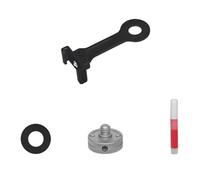 Ujjdwiurgh Adattatore per Montaggio su Barra di Estensione Vlog Cold Shoe Vite da 1/4 Pollici per Staffa per Action Camera Luce LED Microfono Supporto per Treppiede Nero Singolo