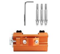 Ujjdwiurgh Affilatrice per Motoseghe, Kit di per Affilare Velocemente la Motosega, Strumento Portatile per Affilare la Motosega A Manovella, Pietre per Affilare 3 Pezzi Facili da Usare