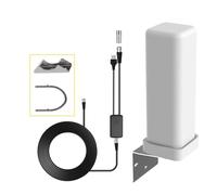 Ujjdwiurgh Antenna TV Digitale 4K 35dBi Canale HDTV Gratuito per Esterni Amplificatore di Segnale A Lungo Raggio da 6000 Miglia per ATSC/DVB-T/DMB-T/ISDB-T