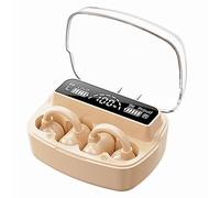 Ujjdwiurgh Auricolare Bluetooth A80 5.3 tipo di clip per orecchio auricolare ultra-lunga durata, colore carne