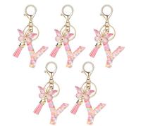 Ujjdwiurgh Ciondolo con Lettera Stile Y Rosa Carino con Iniziale