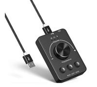 Ujjdwiurgh Controller audio USB Pulsante di Controllo Del Volume del Computer Compatibile Bluetooth - Pulsante di Regolazione Del Volume Esterno