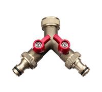 Ujjdwiurgh Deviatore per Tubo da Giardino A Flusso Pieno, Deviatore per Tubo per Carichi Pesanti In, Deviatore per Tubo A Y, Deviatore per Rubinetto Esterno